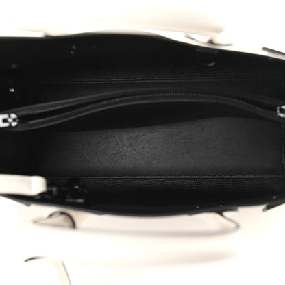 Saint Laurent Calfskin Small Sac De Jour Dove White 5 of 8