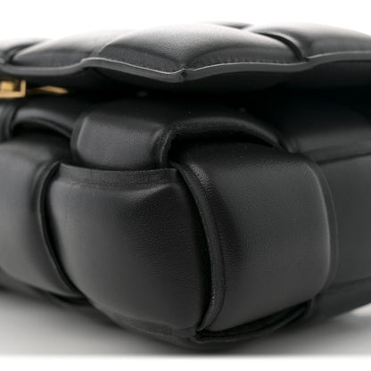 Bottega Veneta Nappa Maxi Intreccio Padded Cassette Crossbody Bag Black 8 of 9