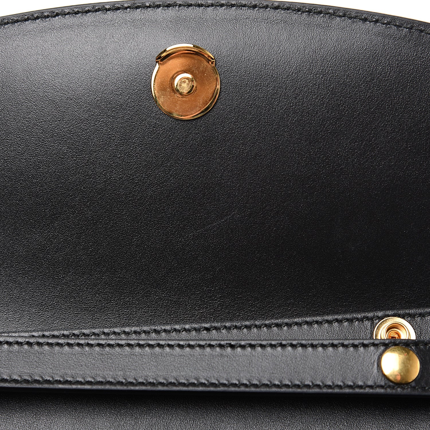 Gucci Smooth Calfskin Small Zumi Top Handle Shoulder Bag Black 7 of 9