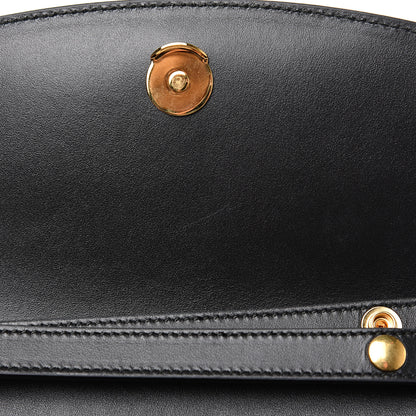 Gucci Smooth Calfskin Small Zumi Top Handle Shoulder Bag Black 7 of 9