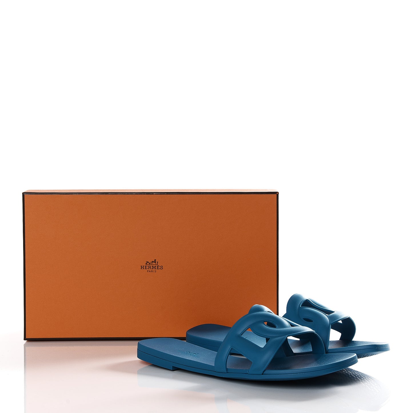 Rubber Aloha Sandals 36 Bleu Vif