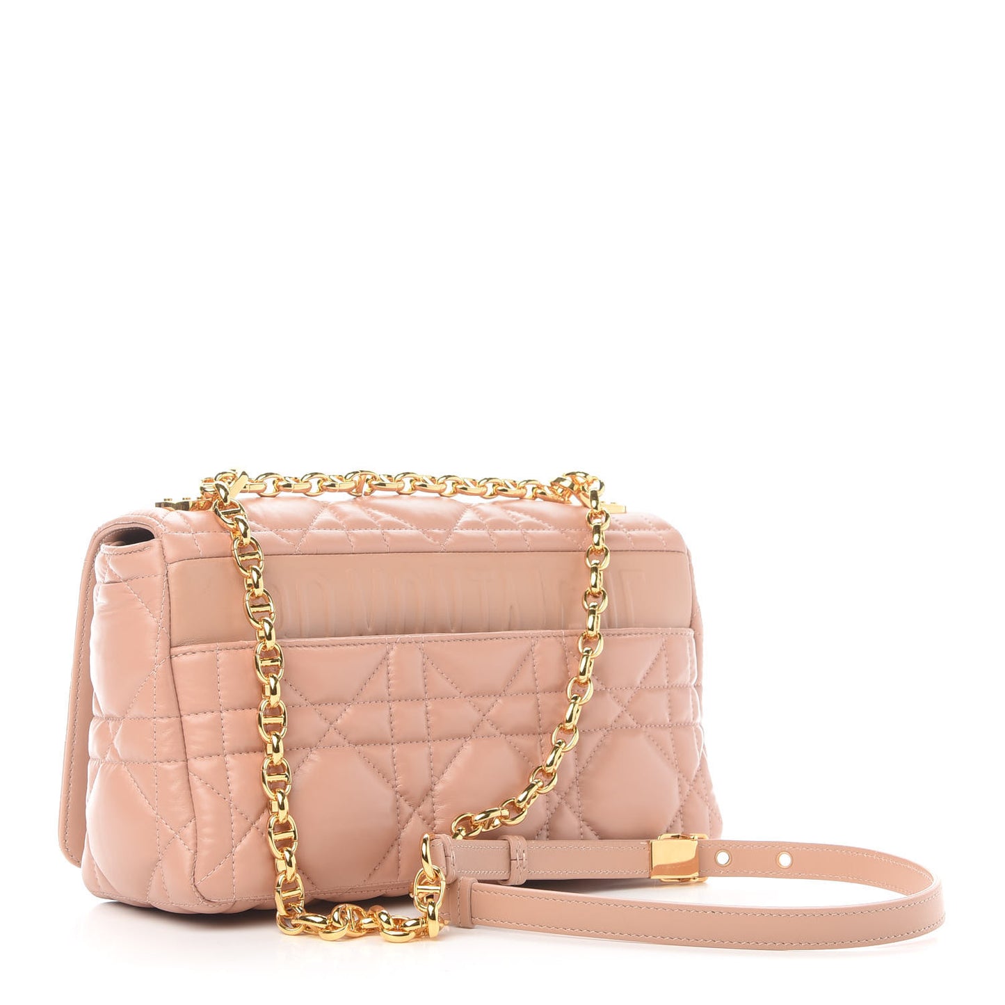 Calfskin Macrocannage Medium Caro Bag Rose De Vents