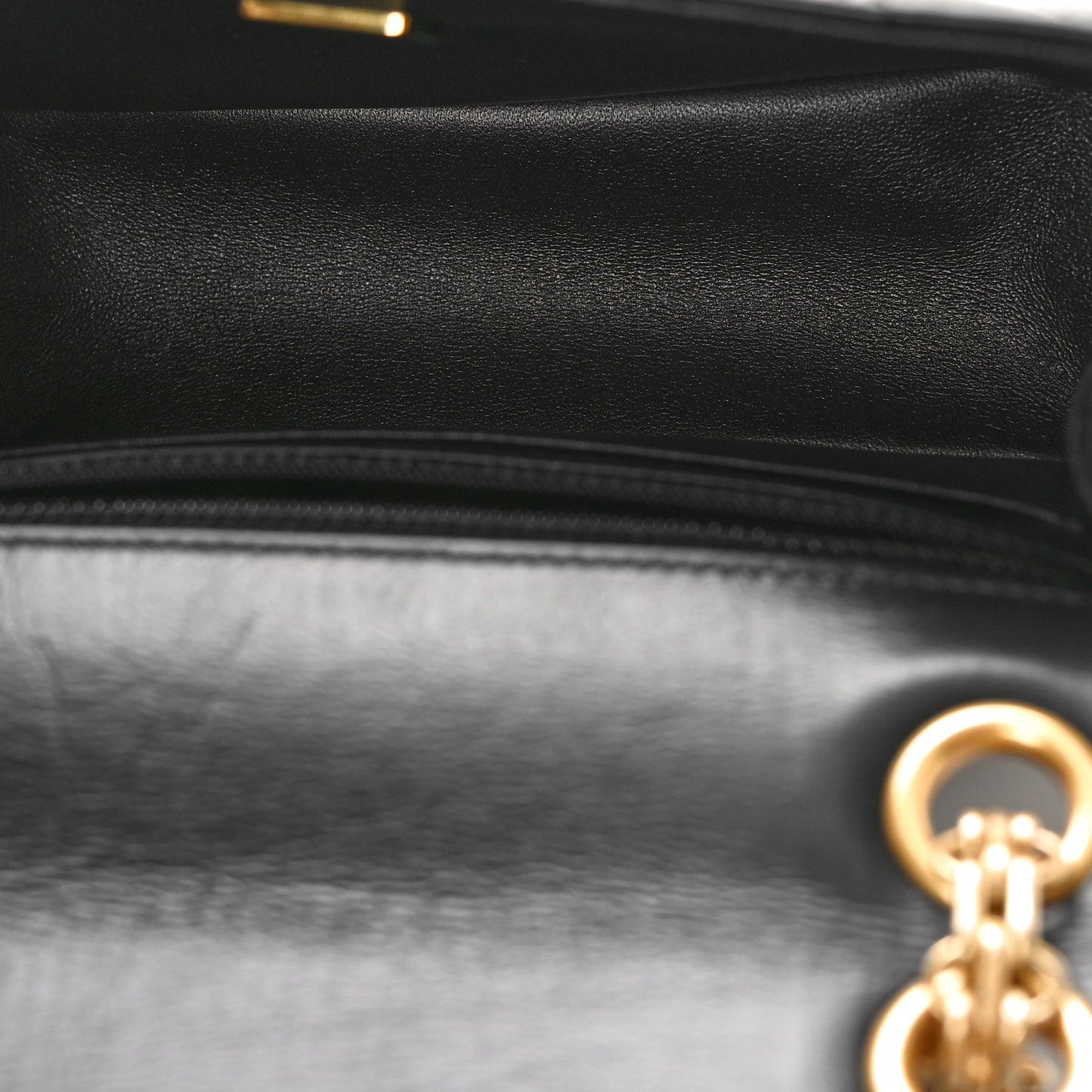 Aged Calfskin Chevron Quilted 2.55 Reissue Mini Flap Black