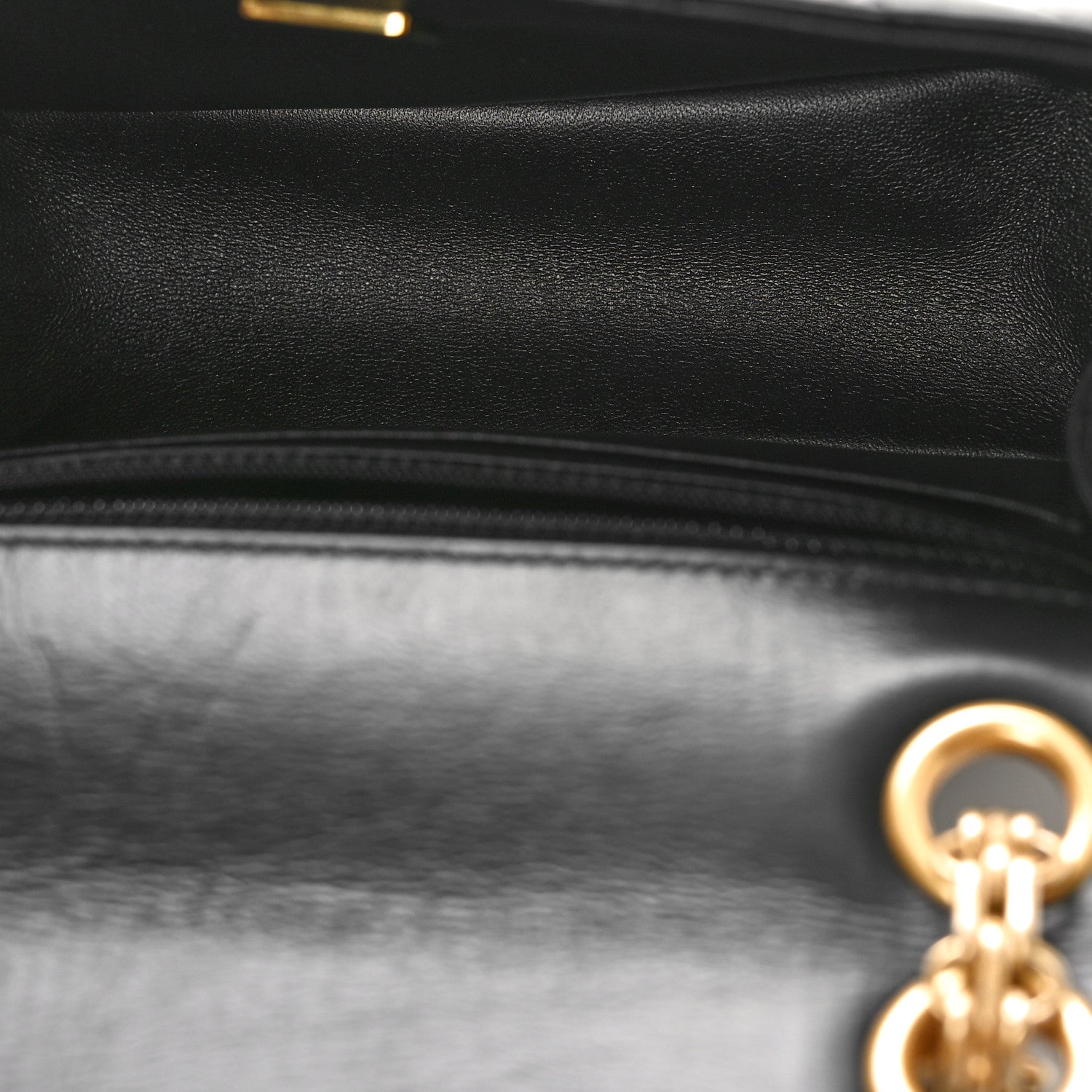 Chanel Aged Calfskin Chevron Quilted 2.55 Reissue Mini Flap Black 5 of 10