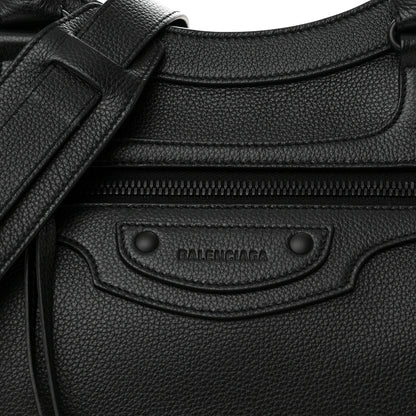 Balenciaga Grained Calfskin Neo Classic Black Hardware Medium City Black 9 of 11
