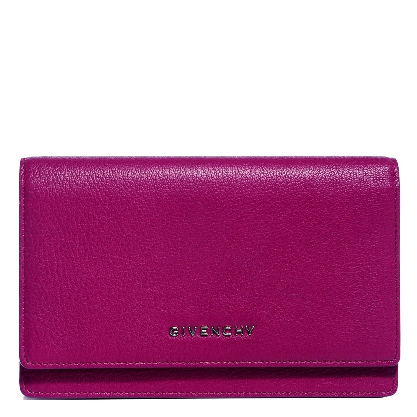 Sugar Goatskin Pandora Chain Wallet Orchid Purple