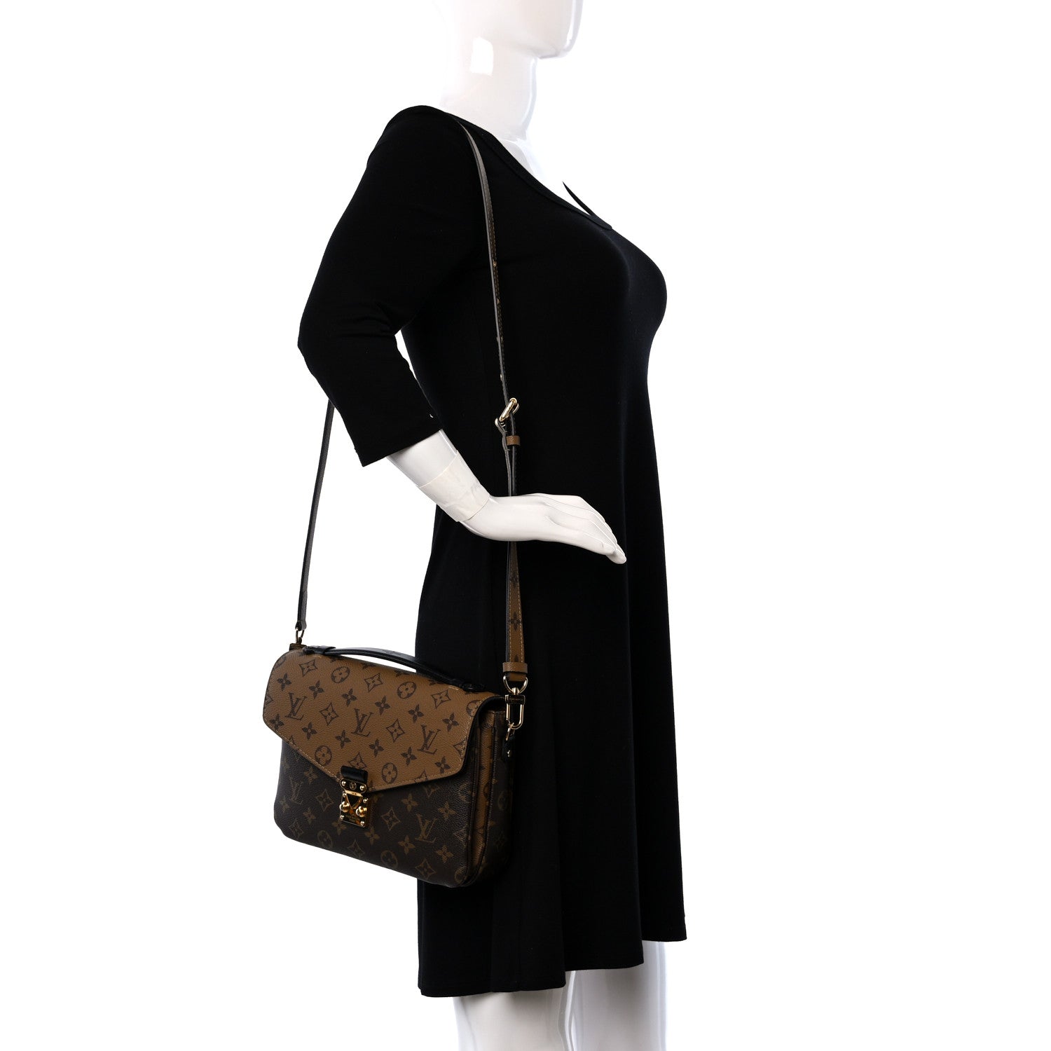 Louis Vuitton Reverse Monogram Pochette Metis 2 of 8