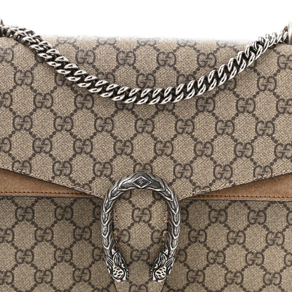 Gucci GG Supreme Monogram Medium Dionysus Shoulder Bag Taupe 8 of 13