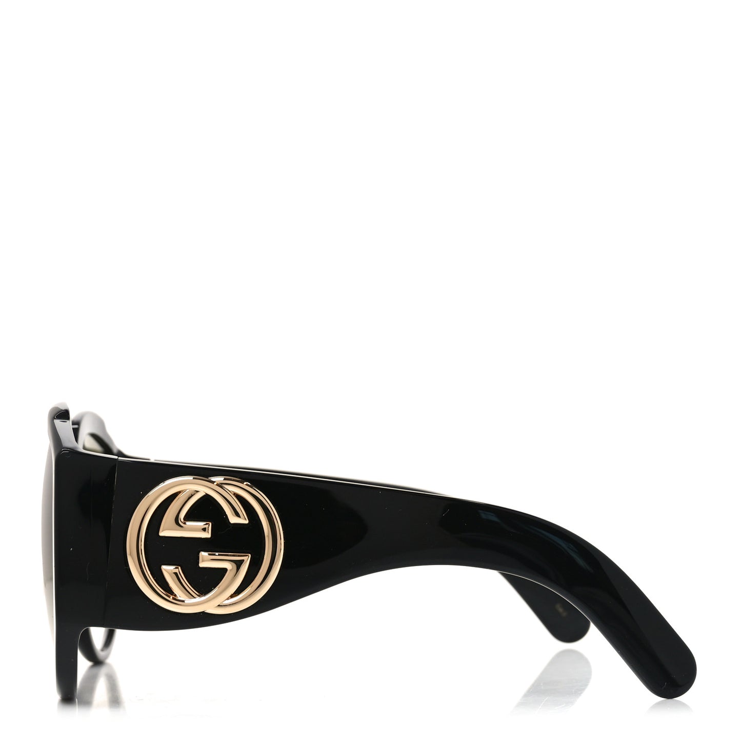 Acetate Oversized Interlocking G GG0151S Sunglasses Black