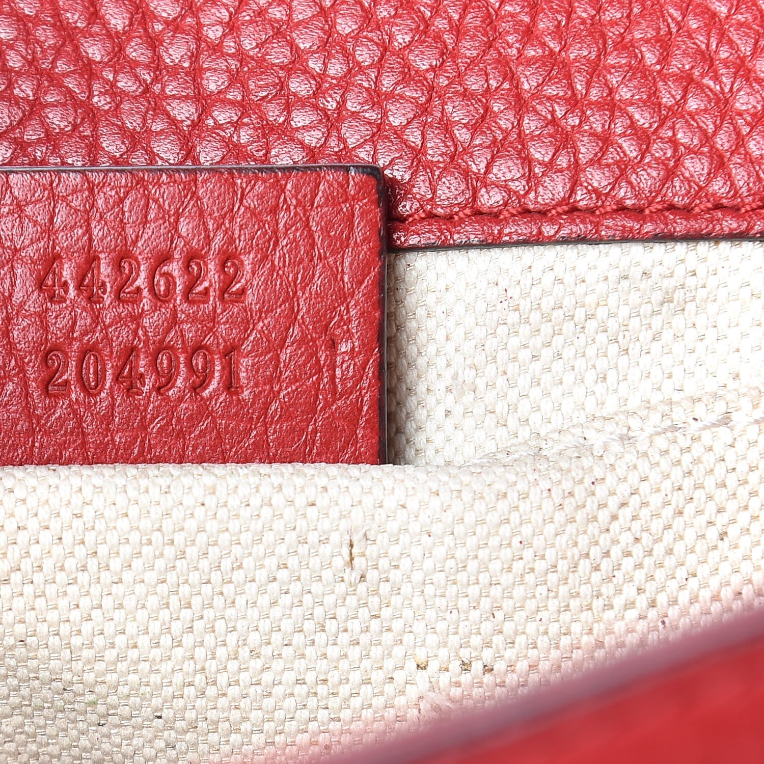 Gucci Calfskin Mini GG Marmont Top Handle Bag Vulcanic Red 7 of 24