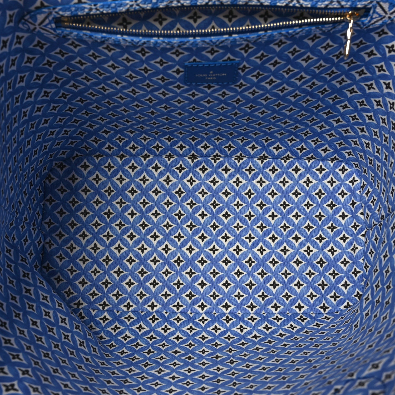 Louis Vuitton Monogram Giant By The Pool 2.0 Neverfull MM Blue 6 of 9
