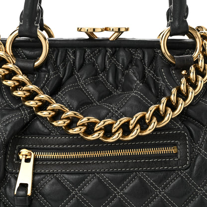 Marc Jacobs Calfskin Quilted Stam Dark Grey 8 of 13