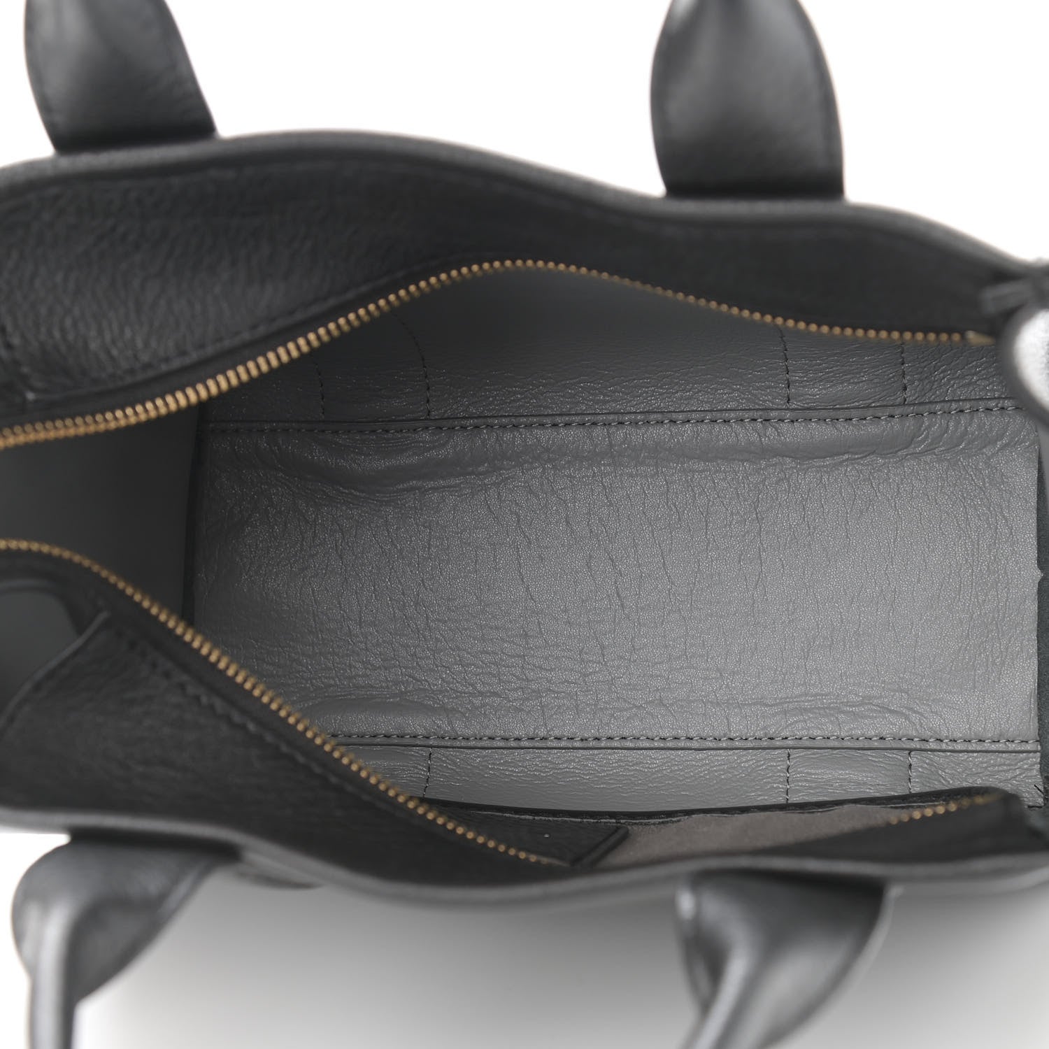 Marc Jacobs Grained Calfskin Small The Tote Bag Black 5 of 11