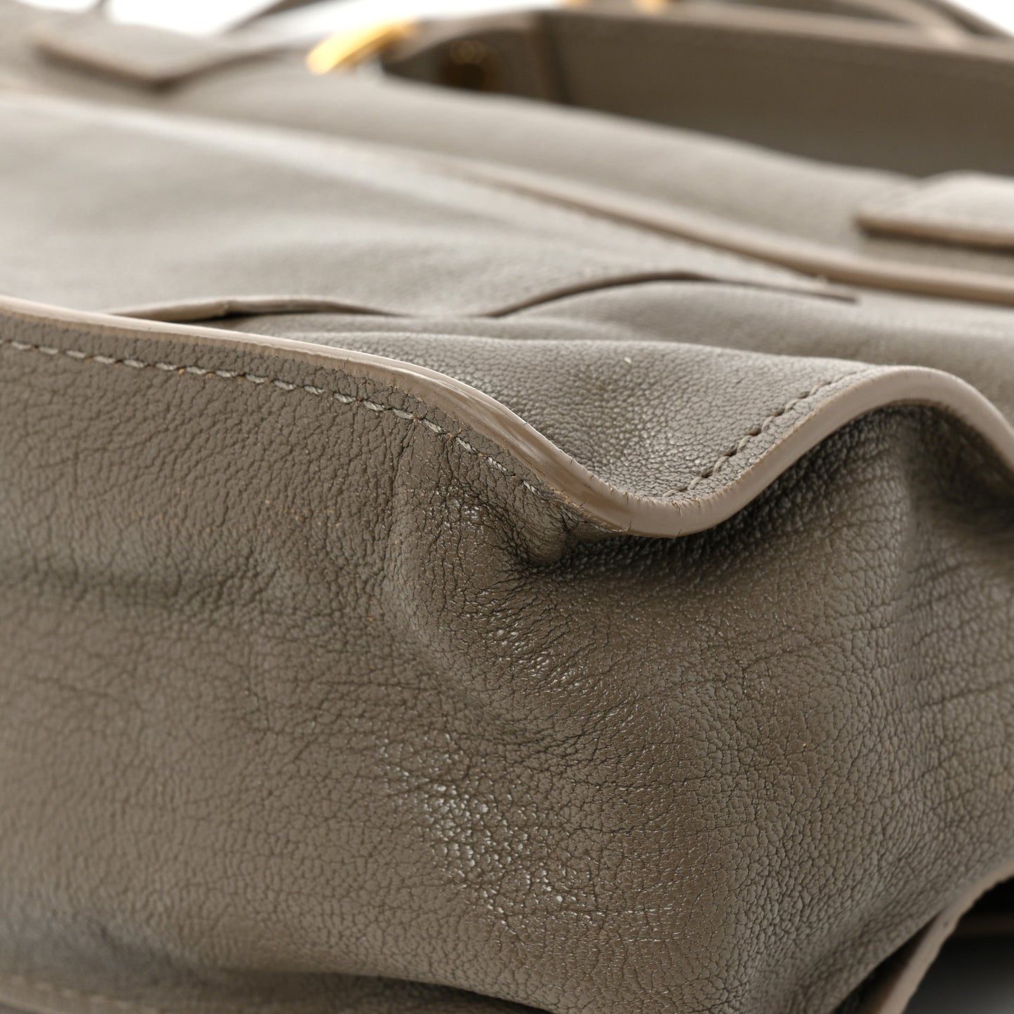 Lambskin Tiny PS1 Satchel Smoke