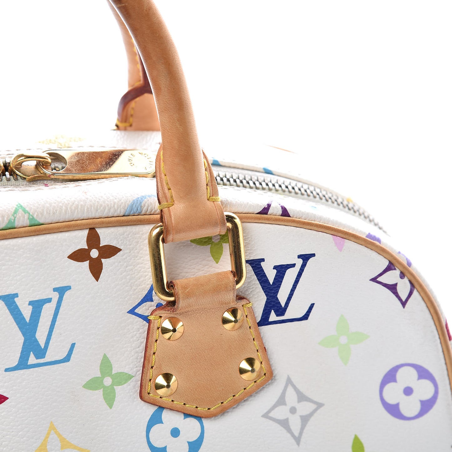 Monogram Multicolor Trouville White