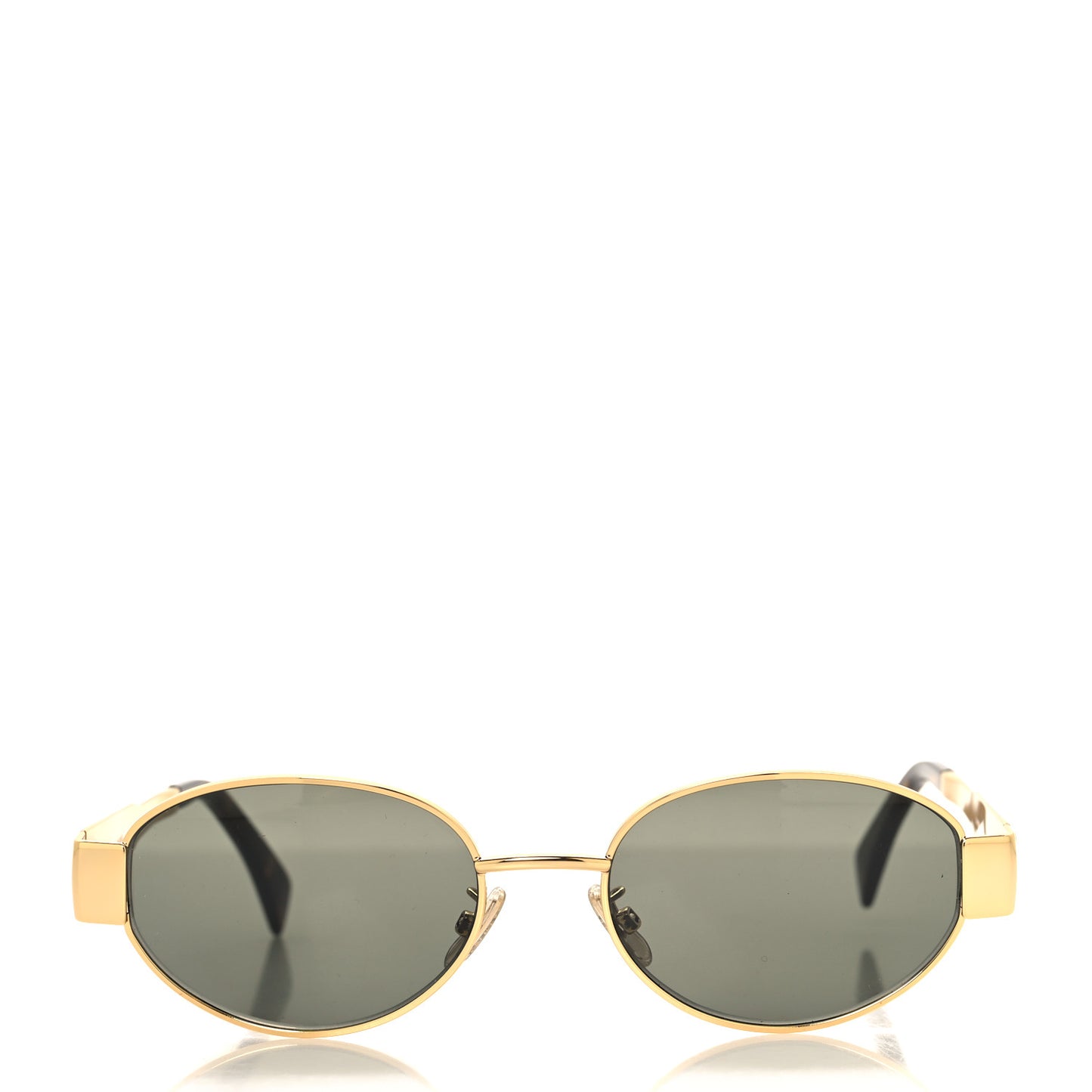 Metal Triomphe 01 Sunglasses CL40235U Gold Green