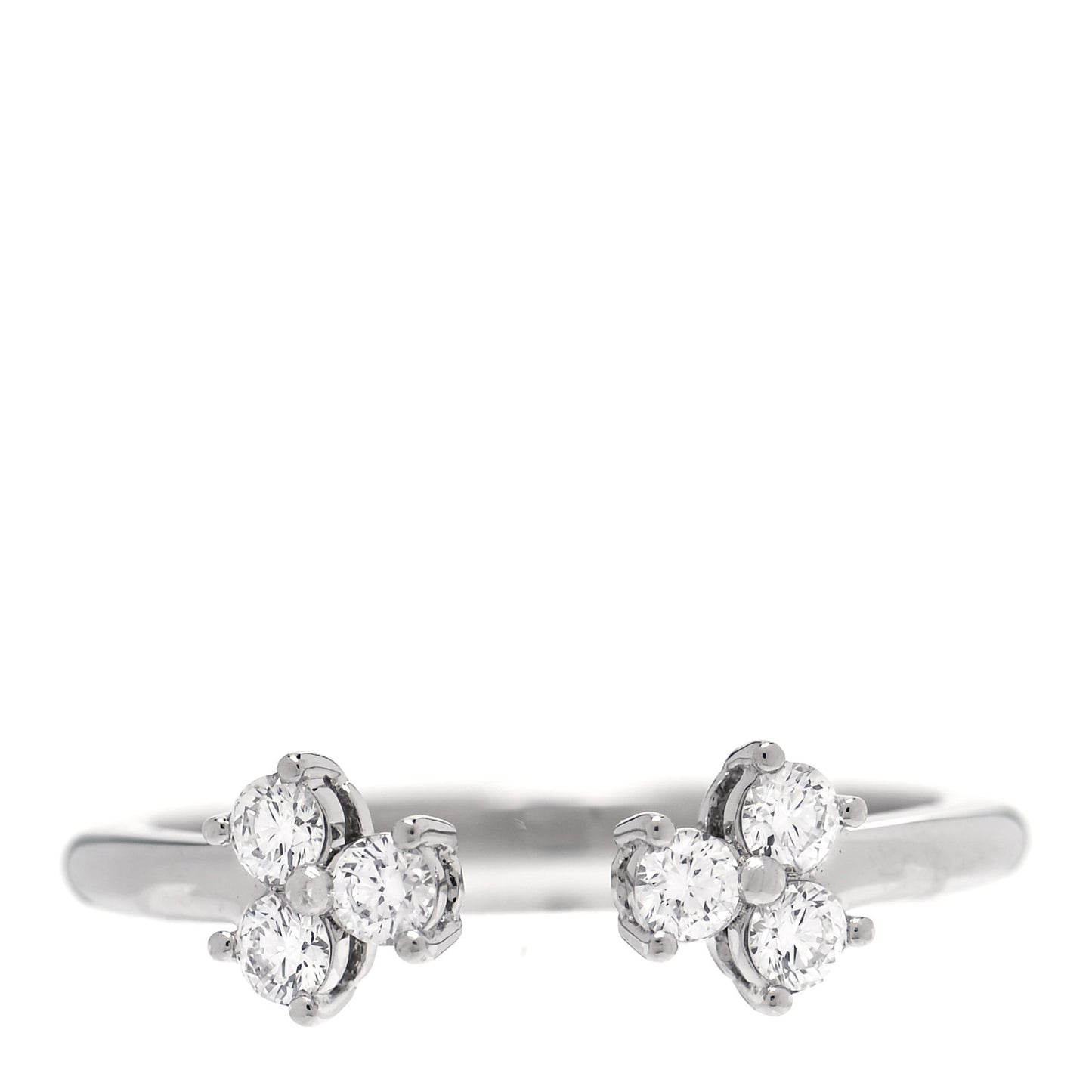 Platinum Diamond Aria Open Ring 50 5.5