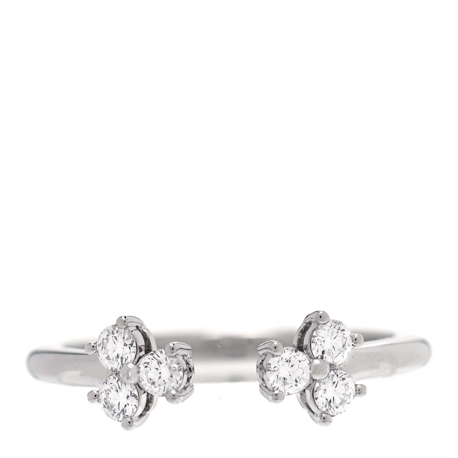 Tiffany Platinum Diamond Aria Open Ring 50 5.5 1 of 5