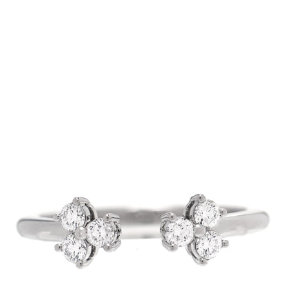 Tiffany Platinum Diamond Aria Open Ring 50 5.5 1 of 5