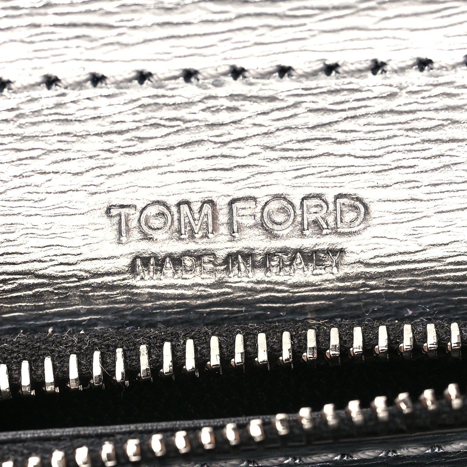 Tom Ford Metallic Palmellato Calfskin TF Mini Bag Silver 6 of 9