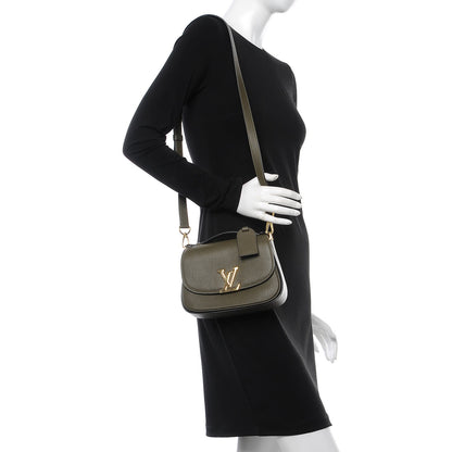 Louis Vuitton Grained Calfskin Vivienne NM Kaki 2 of 8