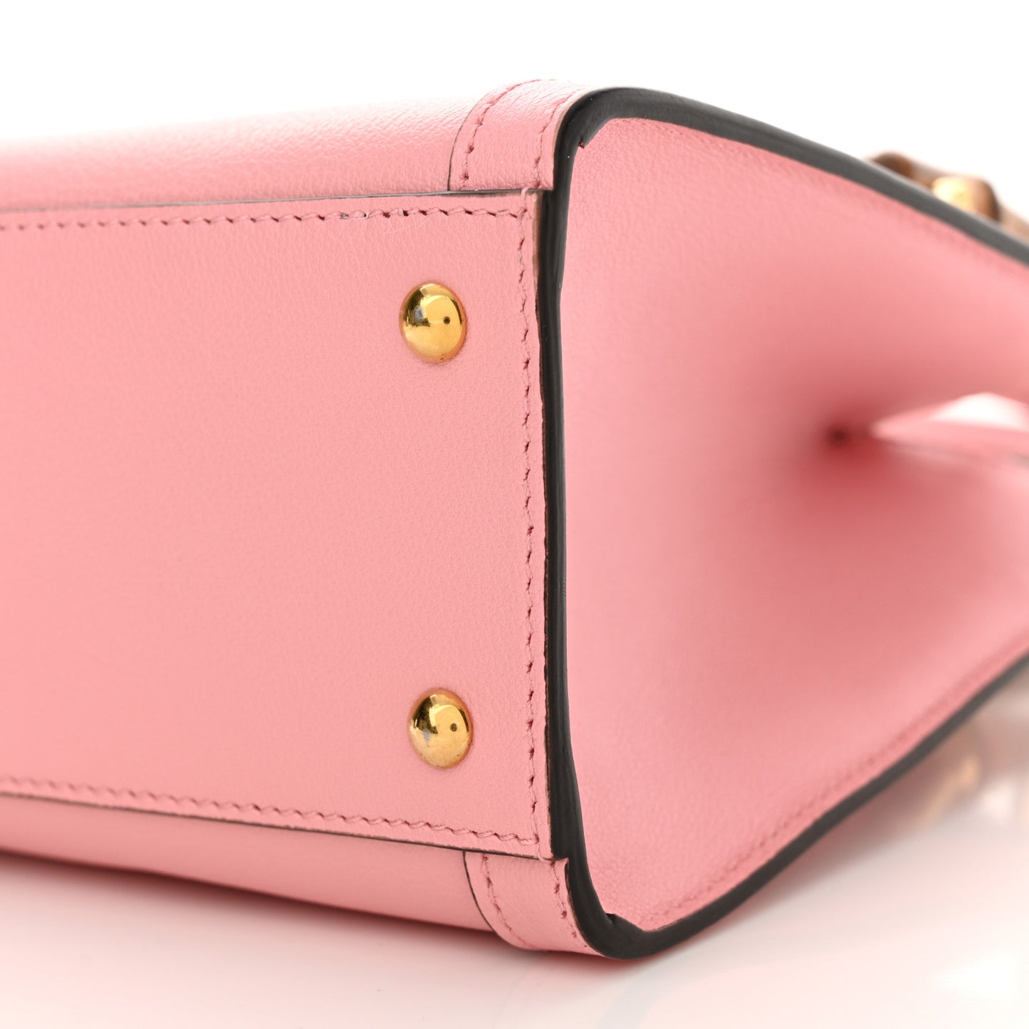 Wonka Grain Calfskin Mini Diana Tote Bag Wild Rose Fuxia Fluo