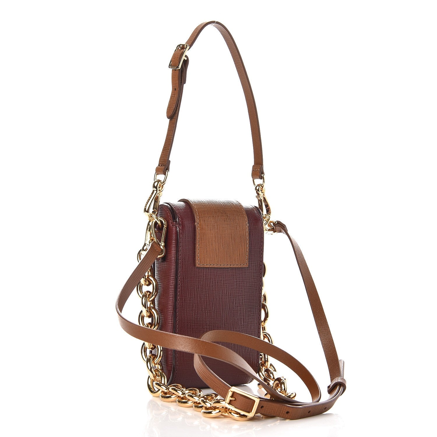 Burberry Prorsum Grainy Calfskin Oblong Belt Bag Burgundy 6 of 9