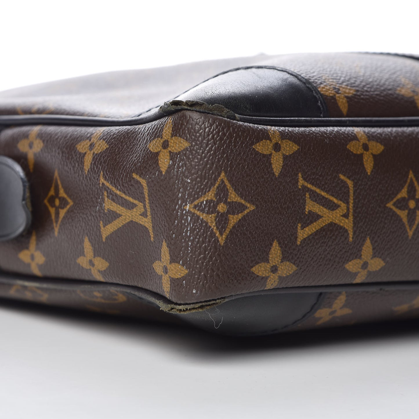 Monogram Macassar Porte Documents Voyage Soft Briefcase