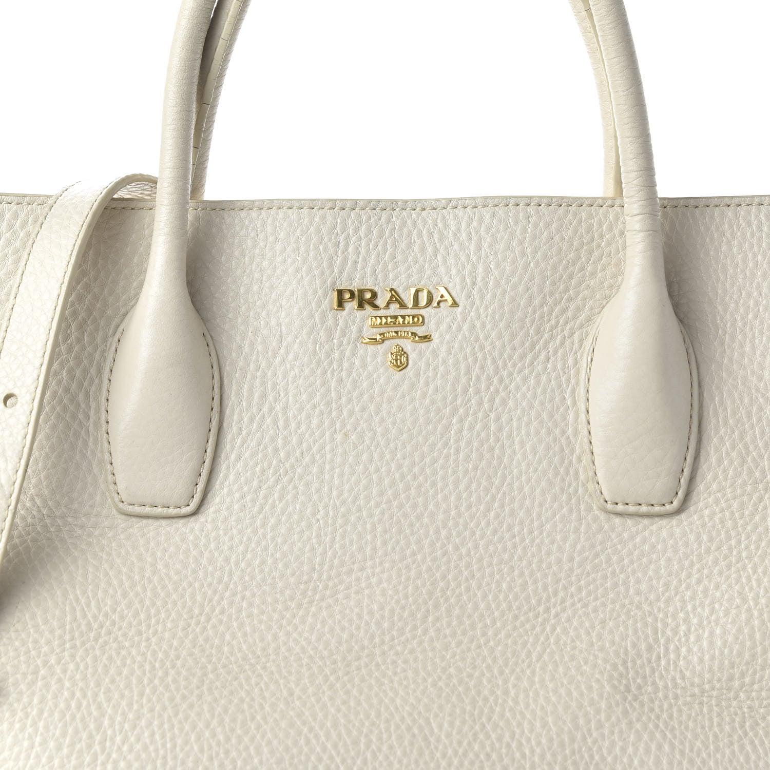 Prada Vitello Daino Tote Talco 10 of 11