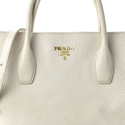 Prada Vitello Daino Tote Talco 10 of 11