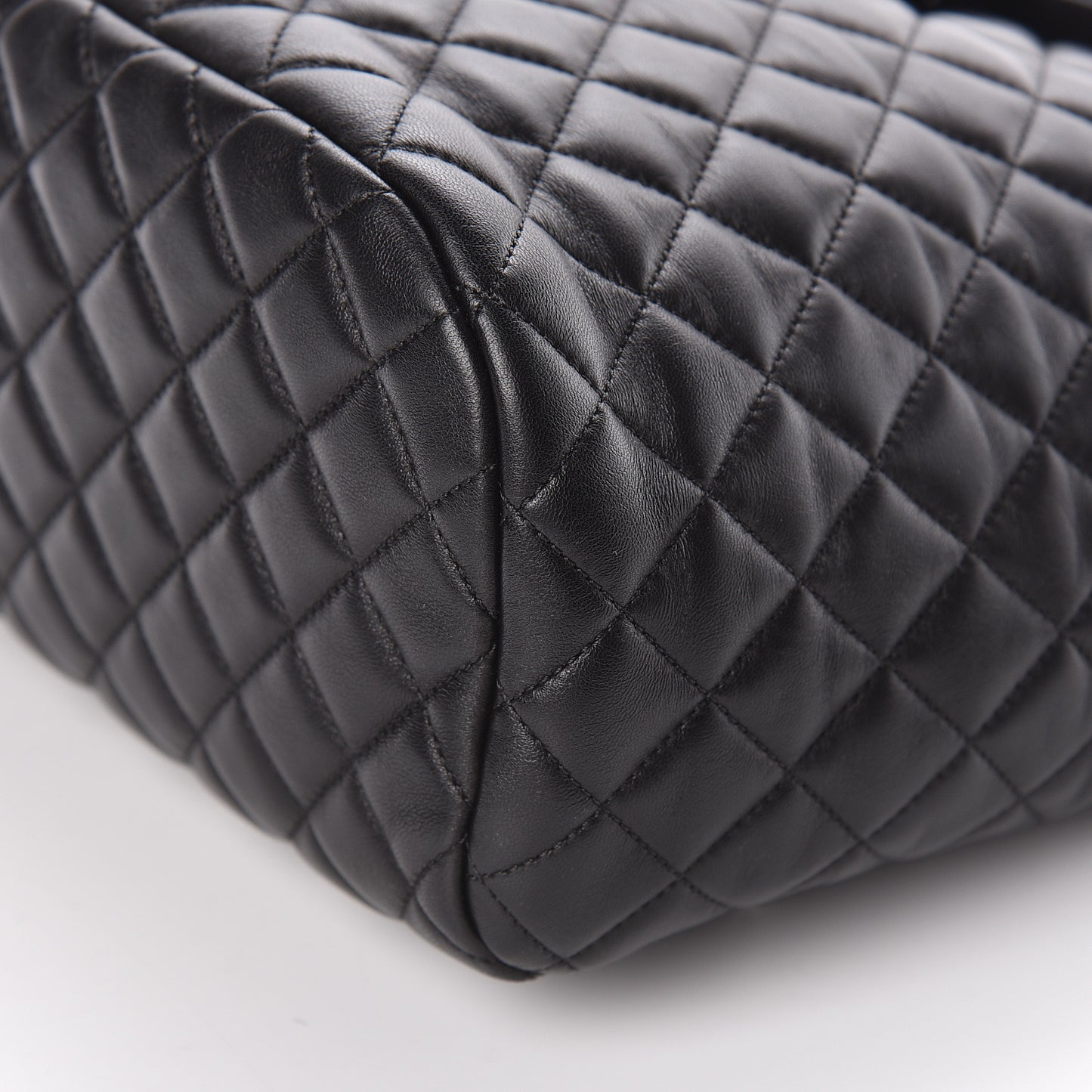 Lambskin Quilted Large Urban Spirit Backpack Black