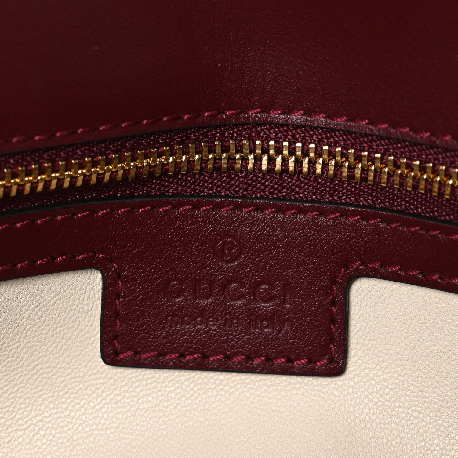 Gucci Calfskin Matelasse Medium GG Marmont Shoulder Bag Rosso Ancora Red 6 of 10