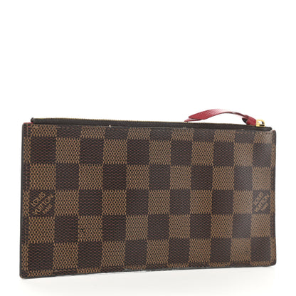 Louis Vuitton Damier Ebene Felicie Chain Wallet Zippered Insert 3 of 7