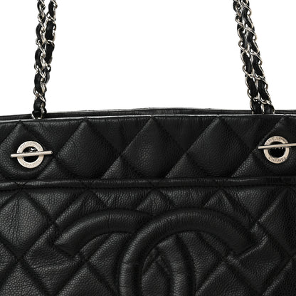 Chanel Caviar Quilted Timeless CC Soft Tote Black 8 of 15