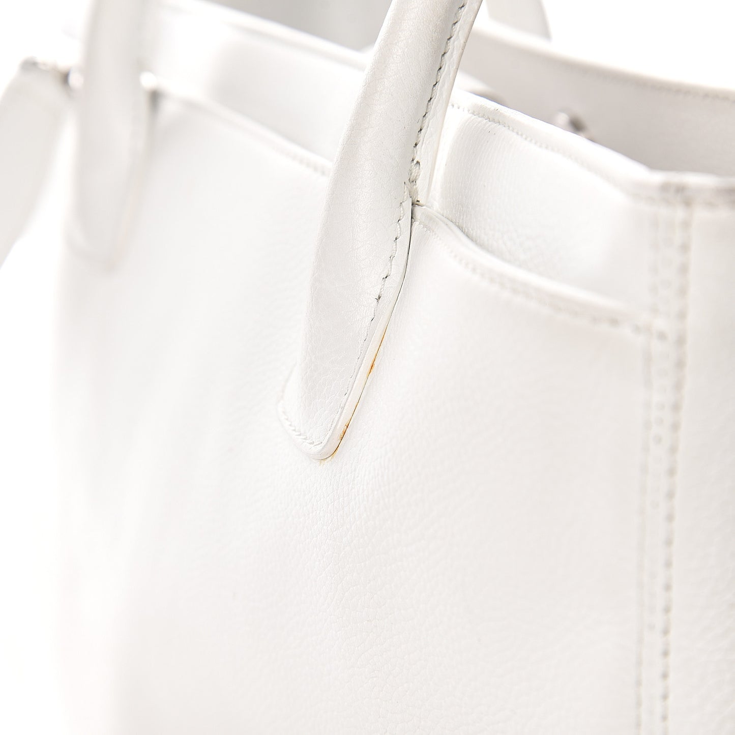 Caviar Cerf Executive Shopper Tote White