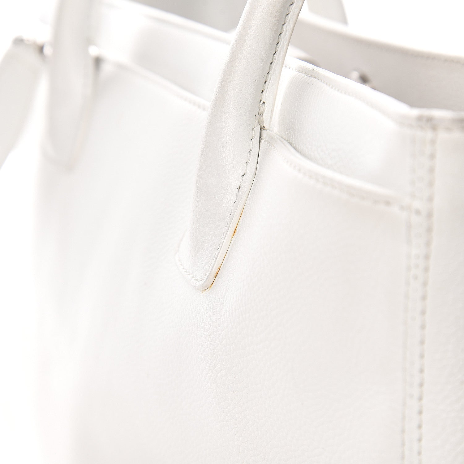 Chanel Caviar Cerf Executive Shopper Tote White 19 of 24