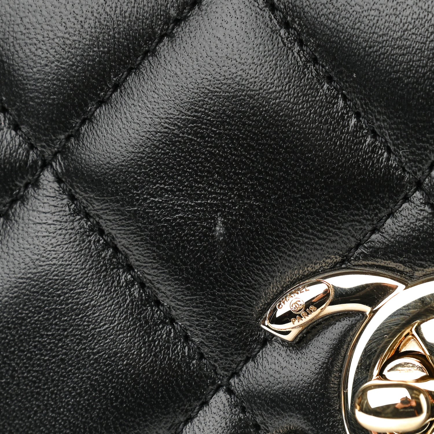 Chanel Lambskin Quilted Small Trendy CC Dual Handle Flap Bag Black 10 of 11