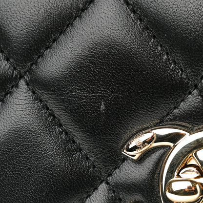 Chanel Lambskin Quilted Small Trendy CC Dual Handle Flap Bag Black 10 of 11