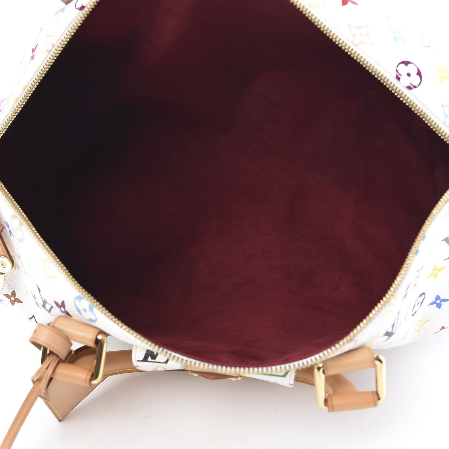 Monogram Multicolor Keepall 45 White