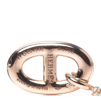 Hermes 18K Rose Gold PM Farandole Drop Earrings 3 of 5