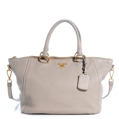 Prada Vitello Daino Tote Pomice 1 of 12
