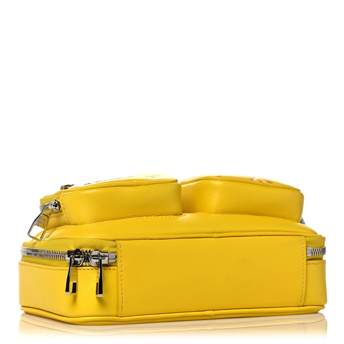Calfskin Embossed Monogram Vuittamins Utility Crossbody Yellow