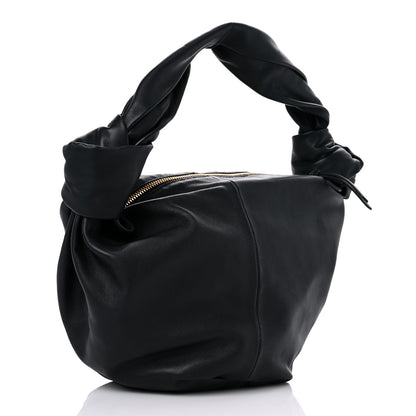 Bottega Veneta Calfskin Teen Double Knot Hobo Black 3 of 19