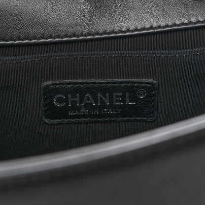 Chanel Calfskin Quilted Medium Boy Flap Black 5 of 10
