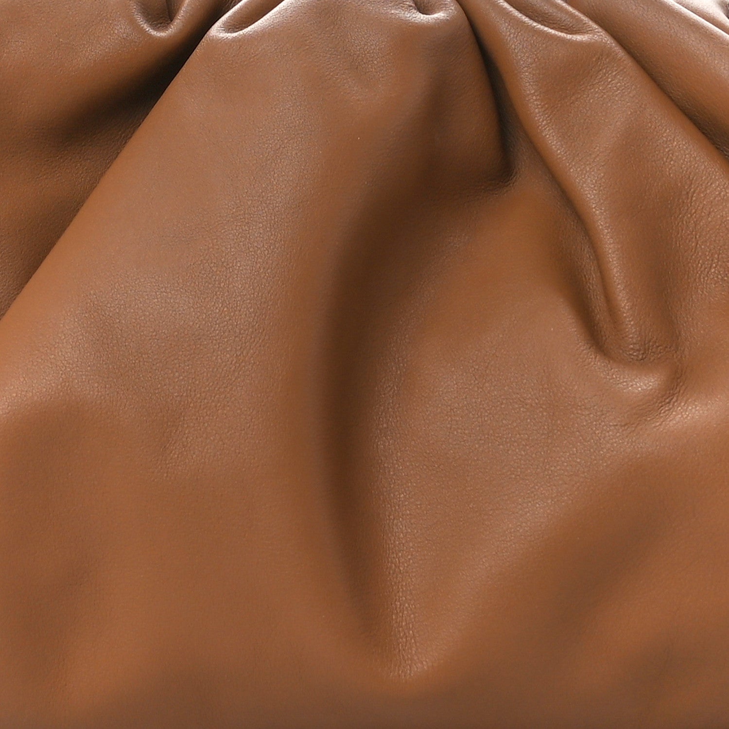 Bottega Veneta Smooth Butter Calf The Pouch Oversized Clutch Teak 9 of 11