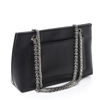 Chanel Grained Calfskin Bijoux Chain Shoulder Bag Black 3 of 19
