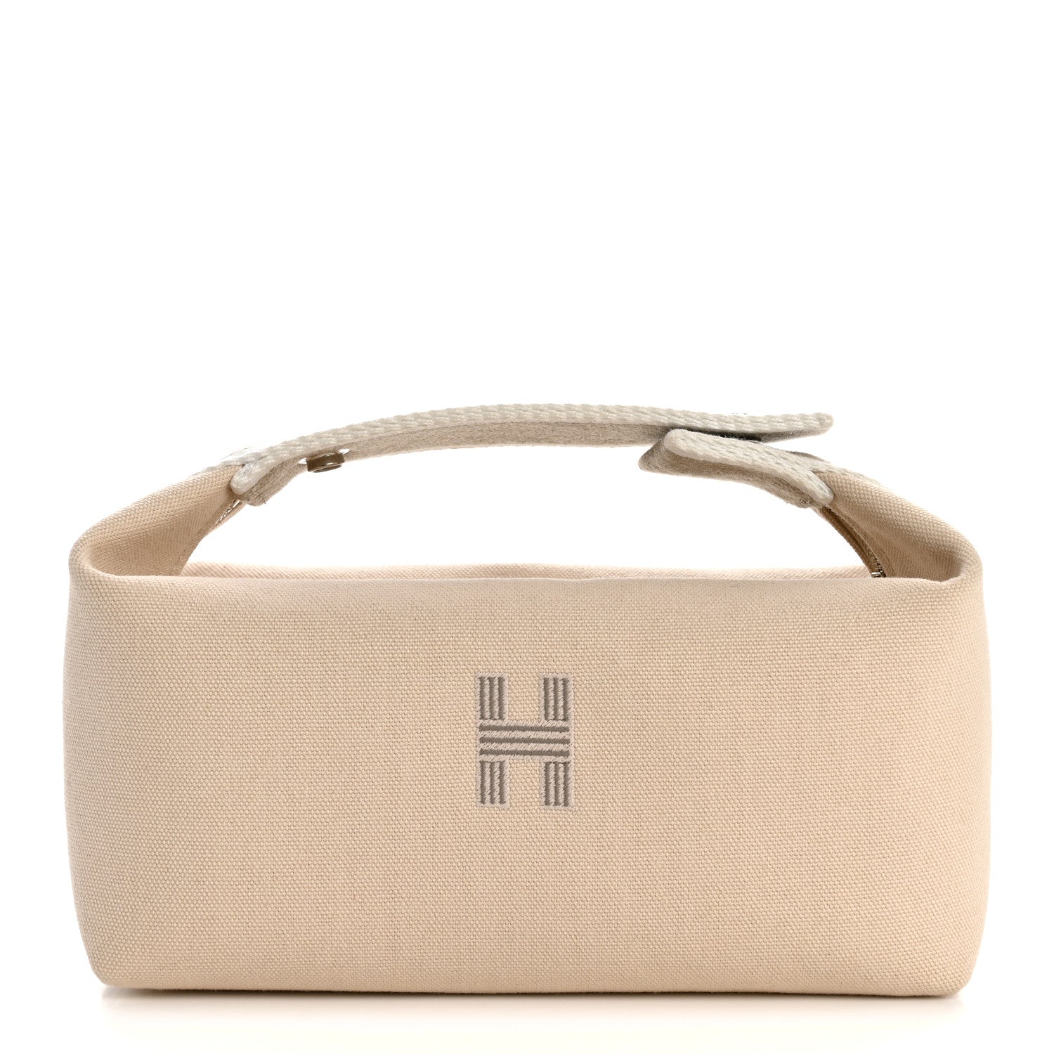 Hermes Canvas Small Bride-A-Brac Pouch Natural 1 of 6