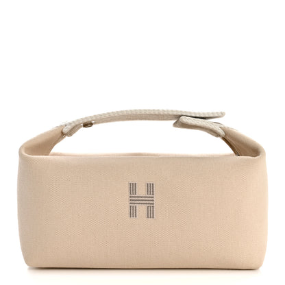 Hermes Canvas Small Bride-A-Brac Pouch Natural 1 of 6