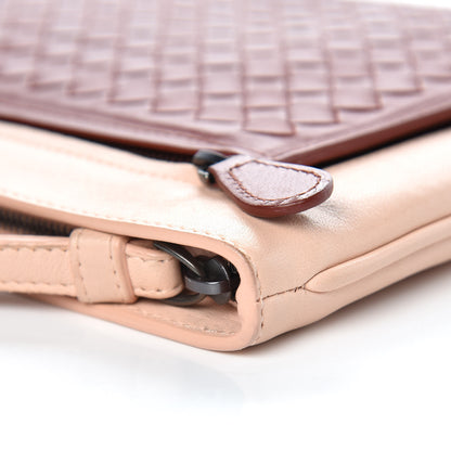 Bottega Veneta Nappa Intrecciato Zip Pouch Pink Brique 12 of 13