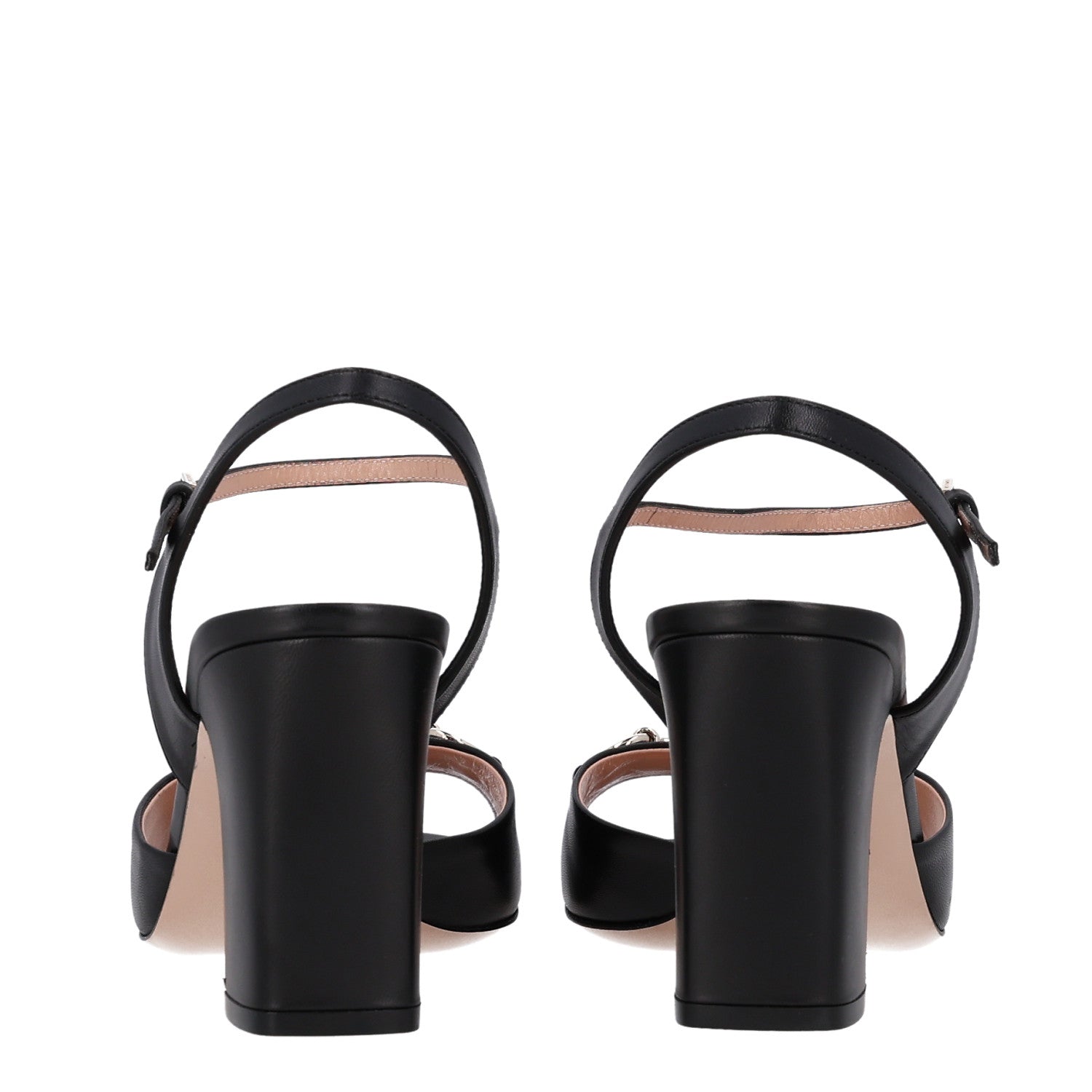 Gucci Malaga Kid Horsebit Lady 75mm Sandals 40.5 Black 6 of 10